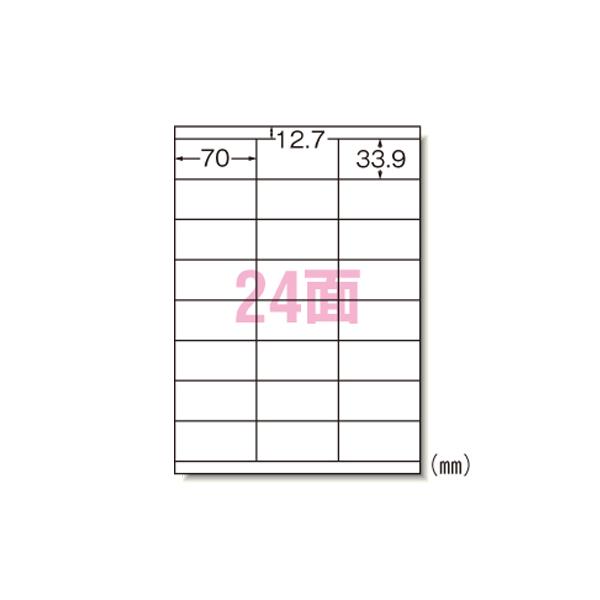 エーワン レーザープリンタラベル24面100入 28366 1P． : イーヅカ