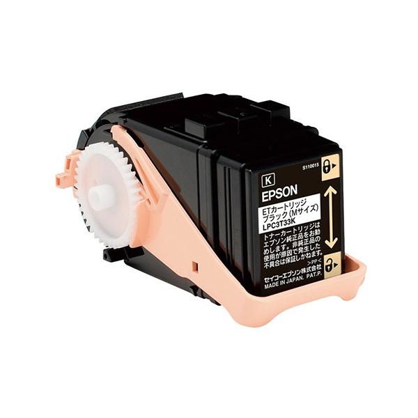 【新品・未使用】EPSON ETカートリッジ ブラックMサイズ エプソン純正 エプソン ETカートリッジ（ブラック）Mサイズ LPC3T33K 1個