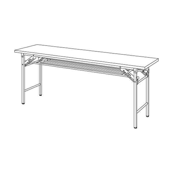 Ov ܂肽݃e[u `[N 1800×450×700mm YKT-1845SE(TE) 1