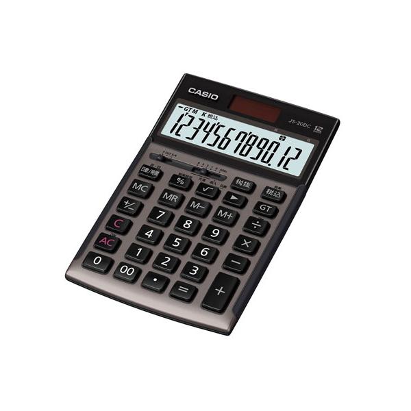 カシオの電卓(JS-20DC) カシオ 電卓 JS-20DC-GB-N 1台 : イーヅカ - 通販 - Yahoo!ショッピング