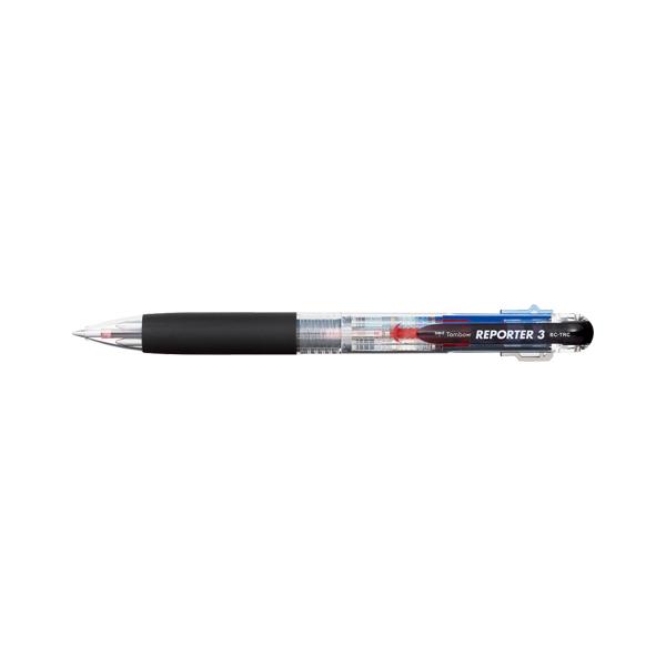 トンボ鉛筆 リポーター3 [黒/赤/青] 0.7mm 透明 BC-TRC20 (ボールペン