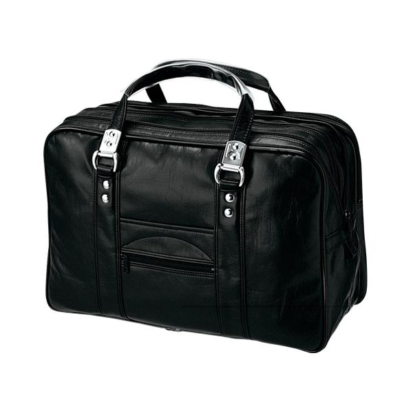 ウノフク 銀行ボストン ブラック 04-0091-10ﾌﾞﾗｯｸ 00065389 【北海道・沖縄・離島配送不可】 ウノフク 銀行ボストン ブラック 04-0091-10ブラック 1個 : イーヅカ