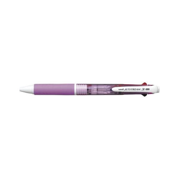 三菱鉛筆 ジェットストリーム 3色ボールペン [黒/赤/青] 0.7mm ピンク