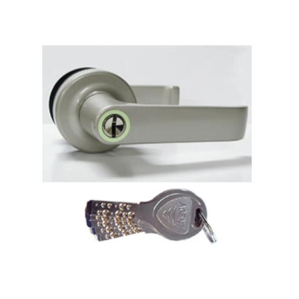 エージェント 取替用レバーハンドル 鍵付用 LS-100 1スピンドル型