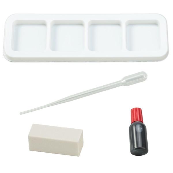 水墨画個人セットにミニサイズのけしゴム印、技法集付！はじめての水墨画に必要な画材一式に、落款を作れるミニサイズのけしゴム印が付いたセットです。商品サイズ：242×273mmセット内容：水墨画用墨液 10ml×1、水墨画用紙 梅（242×27...