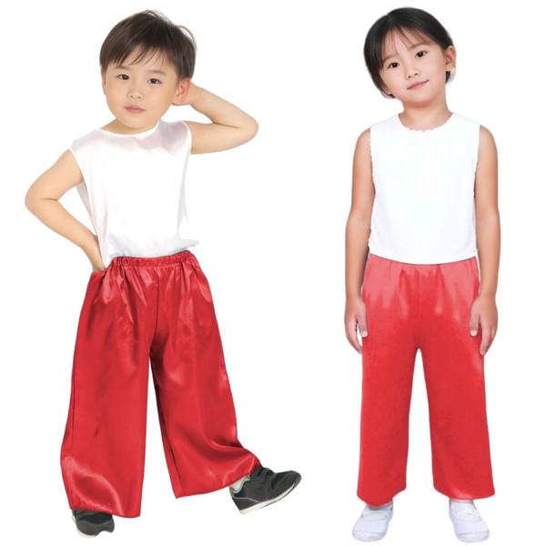 肌ざわりが良く、光沢のあるサテン生地！商品サイズ:総丈：6400mm、胴回り：4500〜900mm、股下：350mm包装形態:PP袋入包装サイズ:205×330×20重量:80セット部品:本体×1材質:ポリエステル販売単位:枚本体色:赤原産...