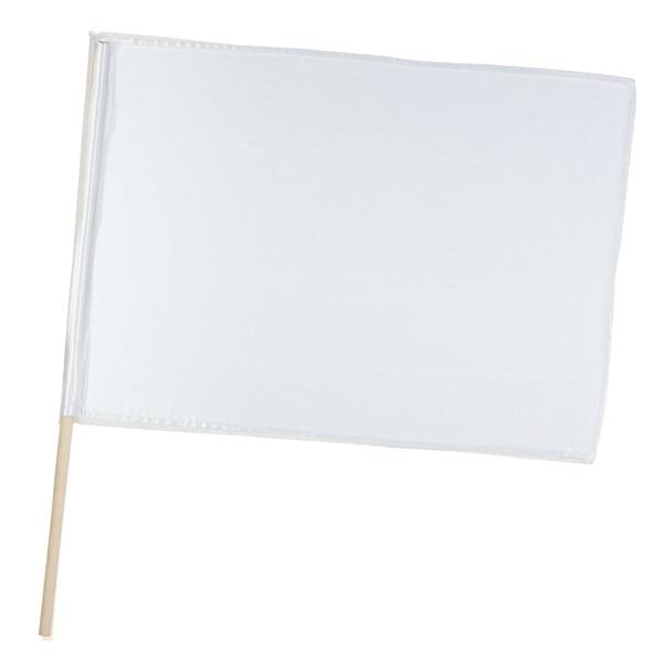 運動会やダンス発表会などに最適商品サイズ（単位mm)：旗：約500×360mm、棒：φ12×570mmセット内容：本体×1重量（ｇ）：26g材質：サテン、シナ包装形態：無包装サイズ：570×35×35mm販売単位：本本体色：シルバー生産国：...