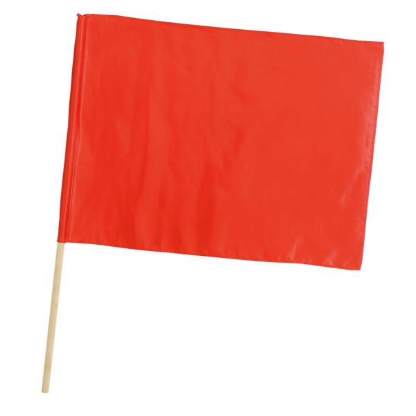 持ち手がφ19mmで強く振っても大丈夫！サイズ：旗：約800×600ｍｍ、棒約φ19×1000ｍｍセット内容：本体のみ重量（ｇ）：220材質：ポリエステル包装形態：無包装サイズ：30×30×1200生産国：中国ケース購入の場合の入数：60