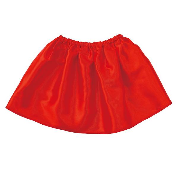 サテン製の光沢のあるスカート！肌触りがよく、光沢のあるサテン製！発表会、運動会、ダンスなどの衣装として大活躍！商品サイズ（単位mm)：ウエスト：約400〜900mm　丈：約300mmセット内容：本体のみ1個重量（ｇ）：45材質：ポリエステル...