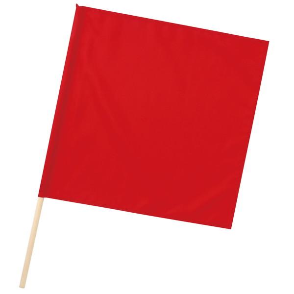 誘導・応援・演出に！軽量で丈夫な手旗！ポリエステル製カラーフラッグシリーズの手旗です。持ち手の直径が13mmのタイプです。軽量で握りやすく丈夫な手旗です。運動会のダンスや集団行動、応援、誘導などで活躍するアイテムです。注意事項お使いのモニタ...