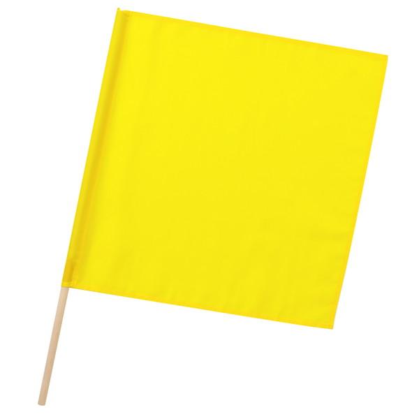 誘導・応援・演出に！軽量で丈夫な手旗！ポリエステル製カラーフラッグシリーズの手旗です。持ち手の直径が13mmのタイプです。軽量で握りやすく丈夫な手旗です。運動会のダンスや集団行動、応援、誘導などで活躍するアイテムです。注意事項お使いのモニタ...