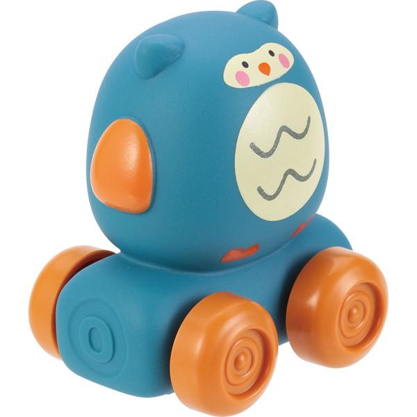 ぷにぷにした可愛い鳥のミニカー！ぷにぷにした鳥の形のミニカーです。注意2色取り混ぜ商品です。種類はお選びいただけません。商品サイズ（単位mm)：60×50×76mmセット内容：本体のみ1個重量（g）：33材質：ABS、TPR1個梱包形態：袋...