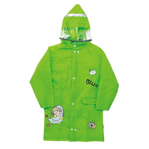 雨の日も安心・快適！ランドセル対応の子供用レインコート！ランドセルやリュックを背負ったまま使える、便利な反射テープ付き子供用レインコートです。鮮やかなグリーンが特徴で、雨の日でも目立ちやすく、お子さまの安全をしっかりサポートします。安全性を...