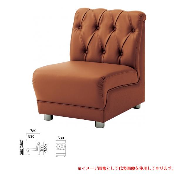 ゆったりとした掛け心地と表情豊かな背が特徴のソファ。空間に深みを与えるボタン締め加工は、職人がひとつひとつ手作業で仕上げています。座下：Sバネプラレッグ：PS9141仕様脚／木台輪仕様（ 黒塗装仕上）※この製品は張材の種類によって、しわの風...