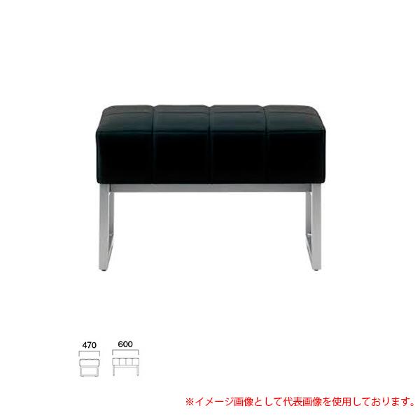 脚：スチールパイプ（粉体塗装・シルバー）※この製品は張地を横方向に加工しております。