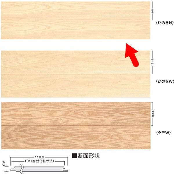 大建 化粧羽目板n 9 5mm厚 ひのきn 101 3950mm Wm1131 1 6枚 3 59平米 Daiken Wm イーヅカ 通販 Yahoo ショッピング