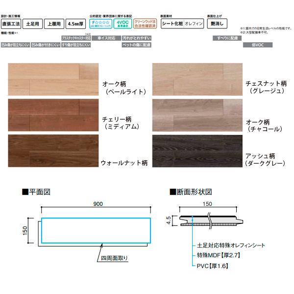 大建 床材 デザインタフ アート 4 5mm厚 150 900mm 24枚 3 24平米 Yk101 D0 Daiken Yk101 イーヅカ 通販 Yahoo ショッピング