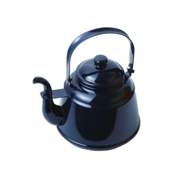 ダッチウエスト レトロ ホーローケトル IH対応可能 2.3L ネイビー RTK