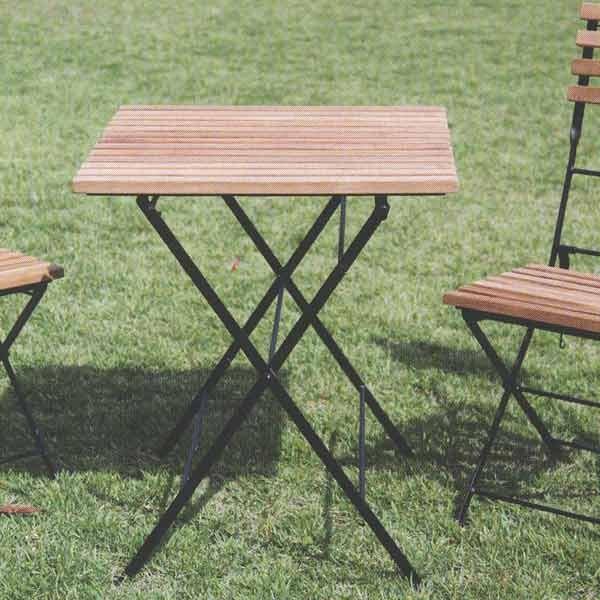 W[rX FOLDING IRON TEAK TABLE ܂݃ACA`[Ne[u `[N/ACA h 34219 1