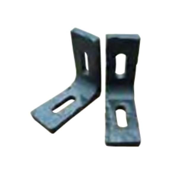 W15のスリムタイプ、タタキ仕上げで、見せてもオシャレな転倒防止金具サイズ：W15×H35×D35