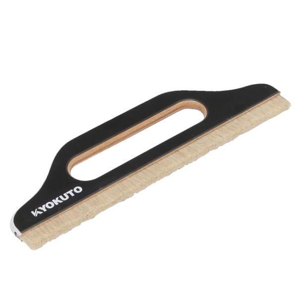 柄の表面がメラミンで糊が付着してもふき取りやすくなっています。豚毛では腰が強いと思われる方におすすめです。毛材：白馬毛毛長：15mm