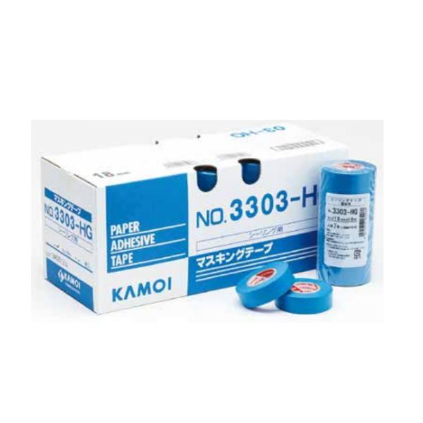 カモ井（KAMOI） カモイ 躯体用マスキングテープ NO.3303HG 9mm巾×18m
