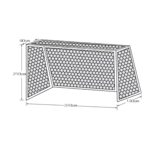 KANEYA（カネヤ） ハンドボールゴールネット 亀甲目 K-5059 幅310cm×高