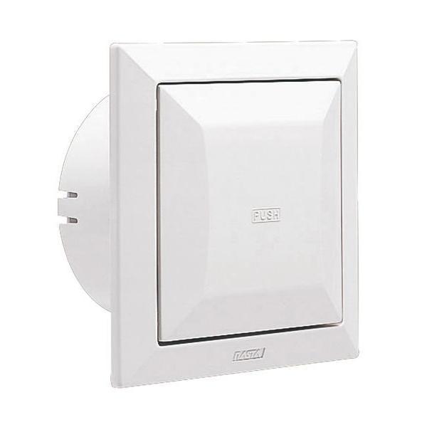 ナスタ 屋内換気口 角型 プッシュタイプ アレルフィルター・網付 KS