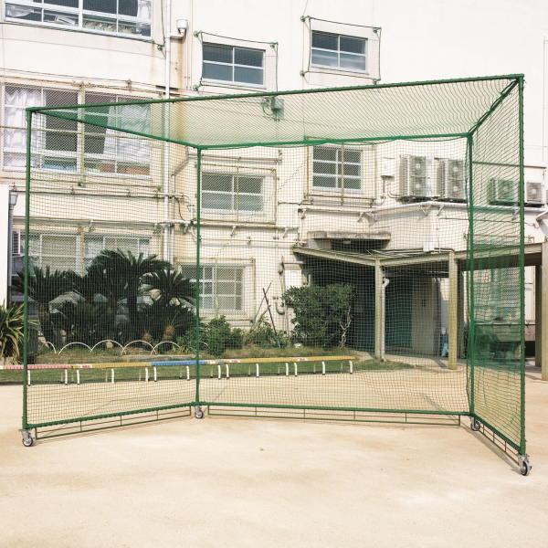 寺西喜商店 野球バッティングケージ 固定式 緑 KT-311 : イーヅカ
