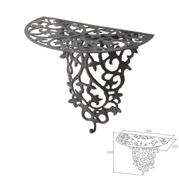 �ۊ���� �A���e�B�[�N�Ǖt���e�[�u�� mesp-036