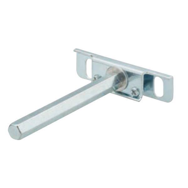 棚受金具が見えないので飾り棚に最適です。材質：スチール、仕上：亜鉛メッキ※耐荷重は棚板の奥行と長さによって異なります。　必要に応じて複数個ご使用ください。耐荷重目安：6kg／本