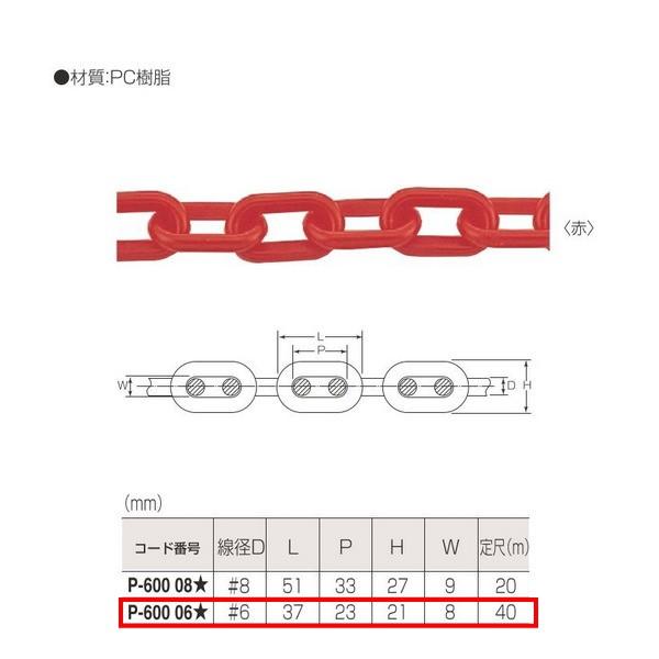 ۊ P.C`F[ P-600 06T aD:6mm 40m d: