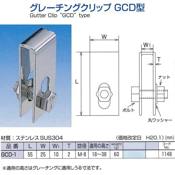 水本機械 グレーチングクリップ GCD型 GCD-1 NO.1148 : イーヅカ 水本機械 グレーチングクリップ GCD型 GCD-1 NO.1148 : イーヅカ