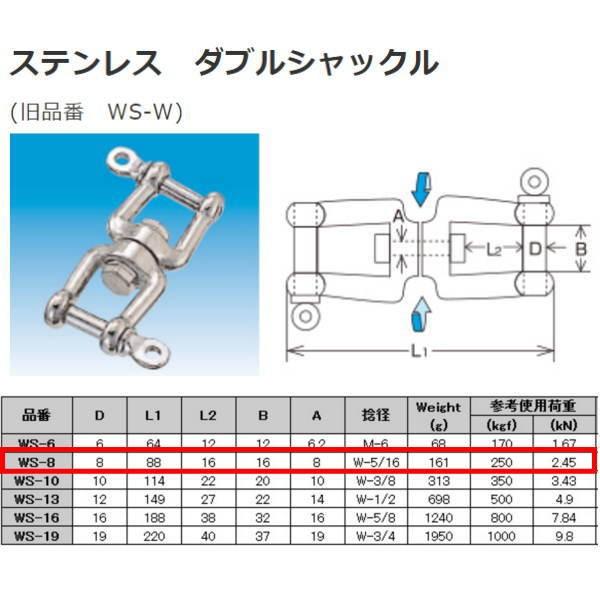 ���{�@�B �_�u���V���b�N�� �X�e�����X SUS304 WS-8 NO.293