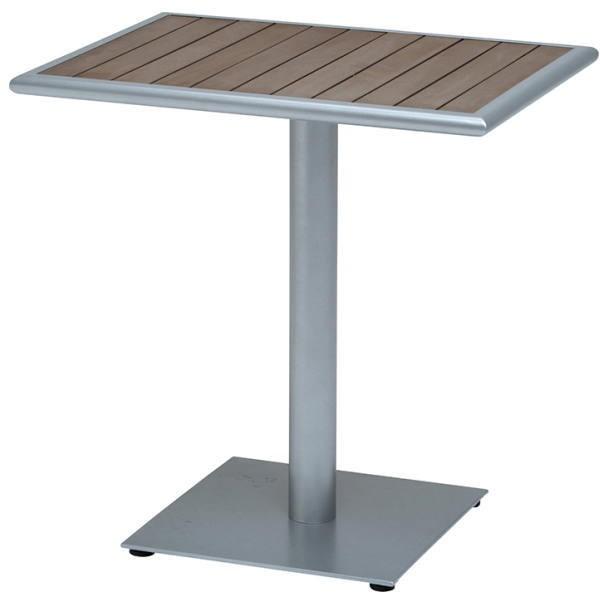 MAIORI NC ROM �r�X�g���e�[�u��55×75/�V���o�[�{�u���E�� W550×D750×H740mm