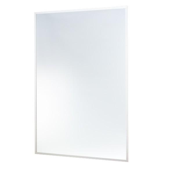 特長　壁掛け式/軽量フィルムミラー　片面式　鏡面のフィルムミラーの重量は、ガラス鏡の約1/6程度です。　万一破損した場合でも、破片が飛び散ったり脱落しづらくなるよう配慮しています。サイズ：（ミラー面）（W）900×（H）1800mm重量：約...