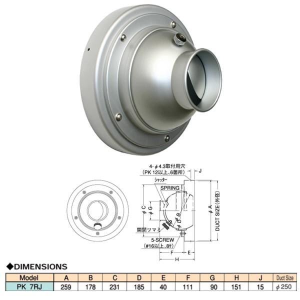 西邦工業 スパイラルダクト接続用パンカールーバー 空調用吹出口 Pk Rj Pk7rj Seiho Pk7rj イーヅカ 通販 Yahoo ショッピング
