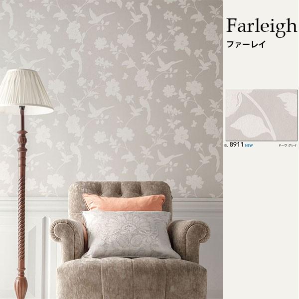 ローラアシュレイ ビニル壁紙コレクション Farleigh ファーレイ Bl11 ドーヴ グレイ 巾92 5cm 1m単位 Sincol Bl11 イーヅカ 通販 Yahoo ショッピング