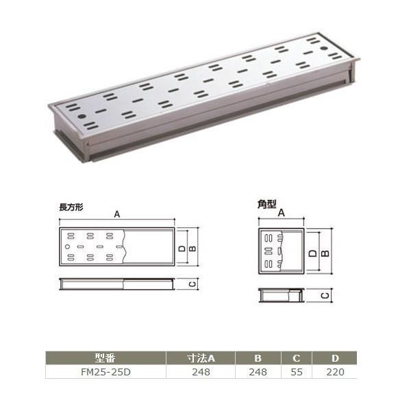 TkL nCƁ[[^ FM25-25D 250mm^Cv @F248×248×55mm