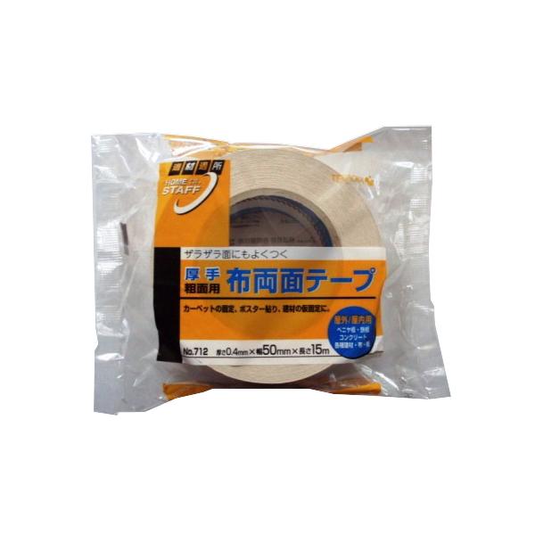 TERAOKA 布両面テープ No.712 60個入り Amazon | 寺岡製作所 粗面用 厚手 布両面テープ 幅25mmX長さ15m