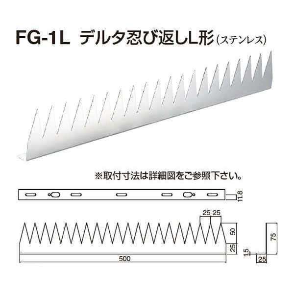 VN} f^EѕԂL` FG-1L d L25mm×W500mm×D1.5mm×H75mm