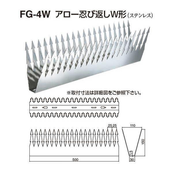 VN} A[EѕԂW` FG-4W d L110mm×W500mm×D1.5mm×H150mm