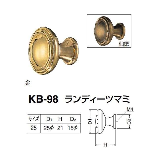 �V���N�} �����f�B�[�c�}�~ KB-98 �T�C�Y25 ���^�哿 D(1)��25×H21×D(2)��15mm