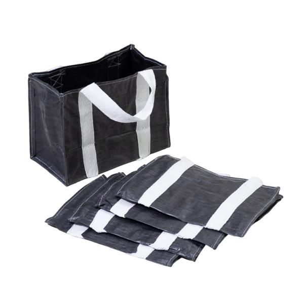 使い捨て感覚で使える手持ちバッグ材質：ポリプロピレン樹脂