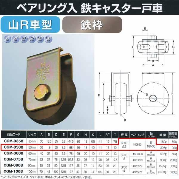 ���R�d�i �x�A�����O�� �S�L���X�^�[�ˎ� �RR�^ �S�g CGM-0508 50mm 1��