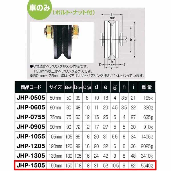 ���R�d�i �S �d�ʌˎ� �Ԃ̂� �S�g V�^ JHP-1505 150mm 1��