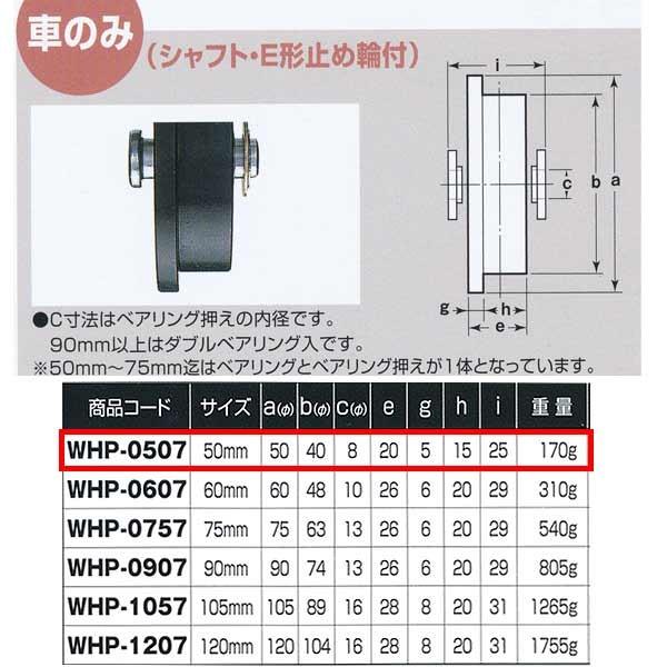 ヨコヅナ ＲＯＴＡ重量戸車 トロ車型 枠付 ５０mm WHU-0507 入り 通販