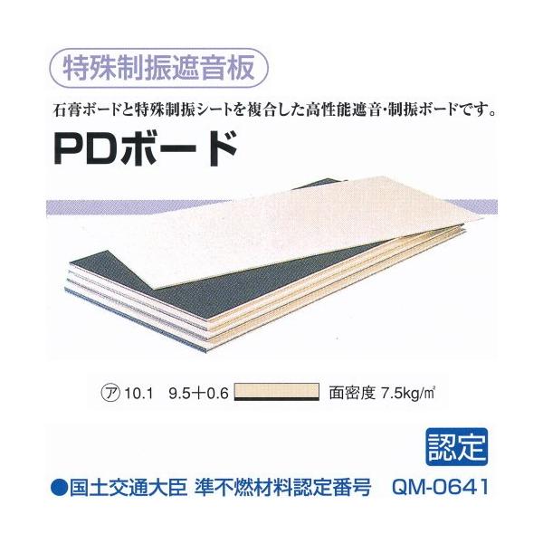 ゼオン化成 サンダム PDボード 制振遮音板 PD906 厚10.1×910 ゼオン化成 サンダム PDボード 制振遮音板 PD906 厚10.1×910