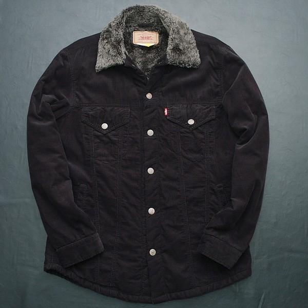 Levi S リーバイス 裏ボア コーデュロイジャケット 黒 L Buyee Buyee Japanese Proxy Service Buy From Japan Bot Online