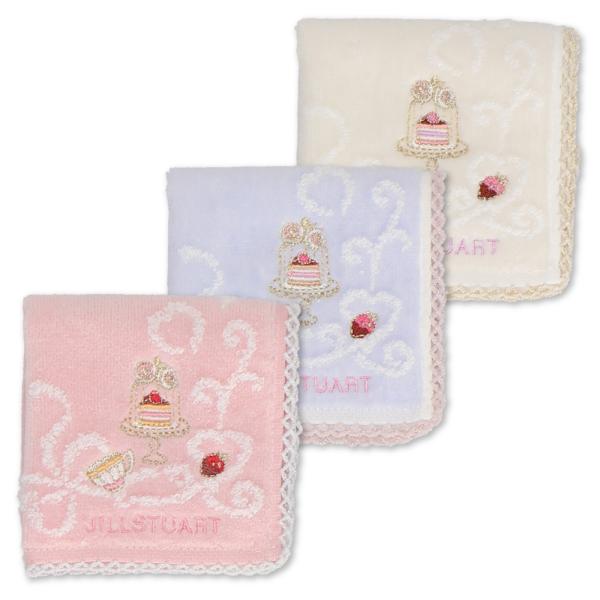 タオルハンカチ JILL STUART ジルスチュアート ハンカチ 20×20cm スイーツ柄 ギフト プレゼント レディース 新作
